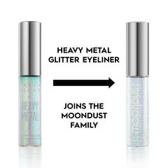 Urban Decay Moondust Liquid Glitter Eyeliner Pyro as a topper adds extra sparkle.