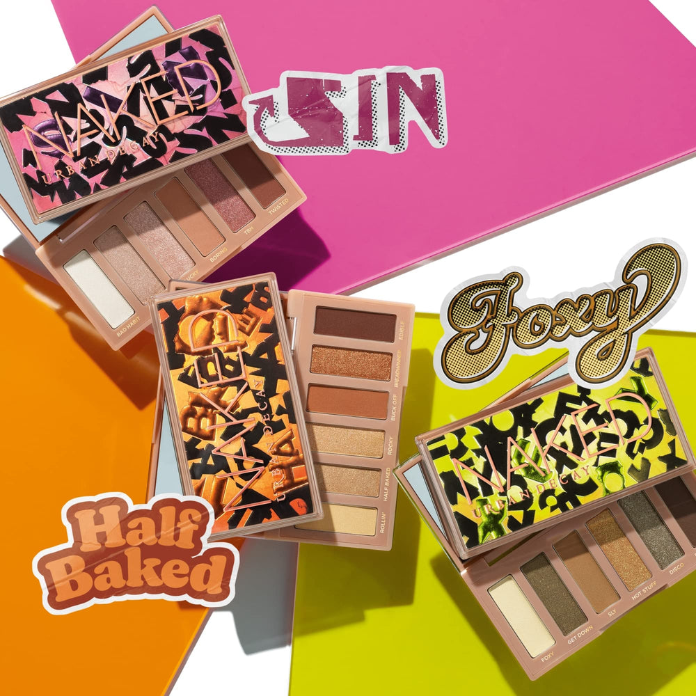Urban Decay Naked Mini Half Baked travel-friendly compact ideal for daily makeup