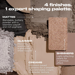 Urban Decay Naked Shaped Palette crease-defining textures help shape your looks.