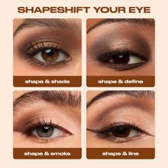 Urban Decay Naked Shaped Palette matte shades define the crease with depth
