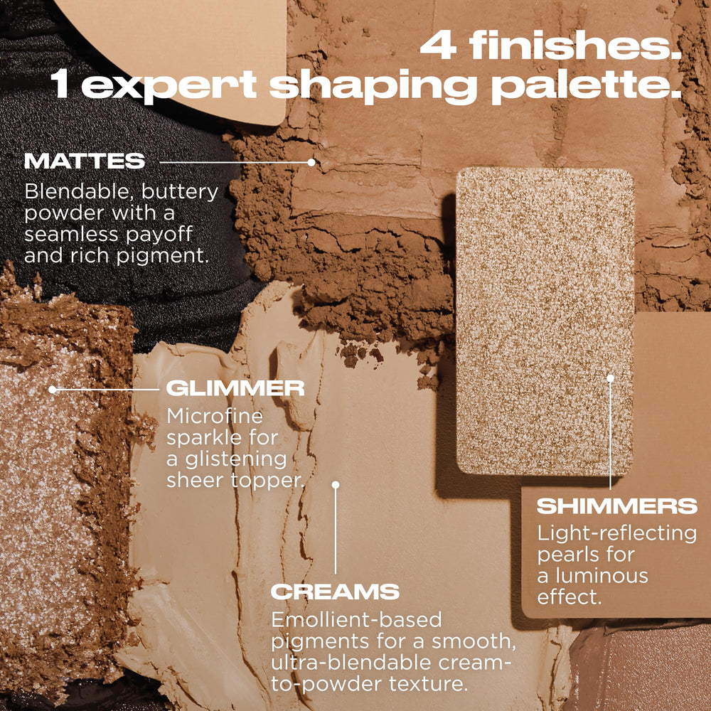 Urban Decay Naked Shaped Palette warm-toned colors for cohesive looks