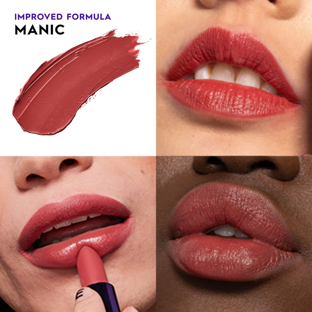 Urban Decay Vice Hydrating Lipstick Manic close-up highlighting creamy texture and moisture
