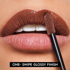 Urban Decay Vice Lip Bond transfer-proof formula demonstrated on lips during daily activities.