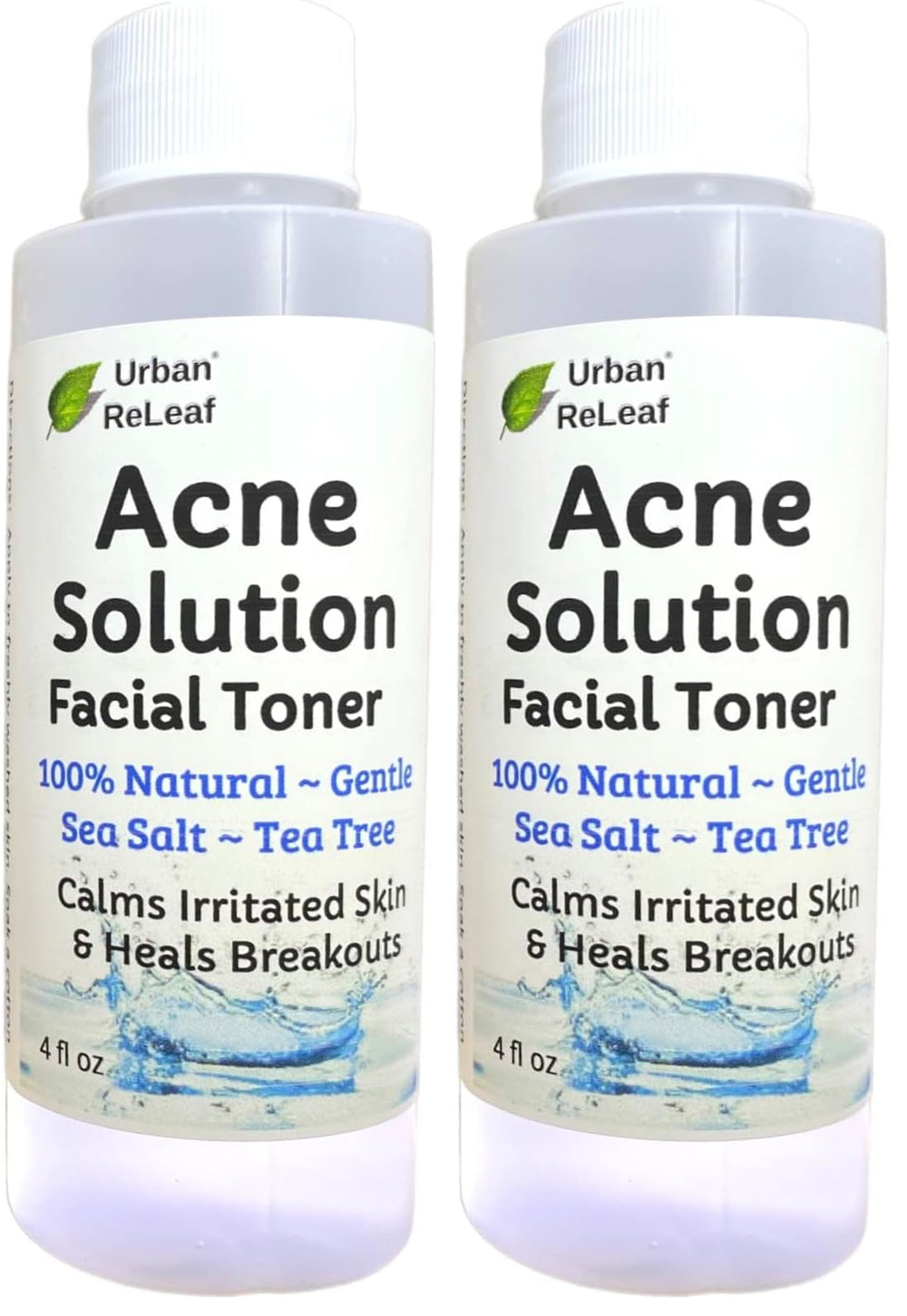 Urban ReLeaf Acne Solution Toner bottle ready for daily soothing routine