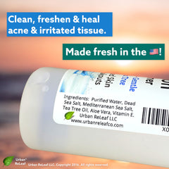 Urban ReLeaf Toner sea salt crystals close-up for mineral-rich skincare
