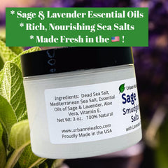 Urban ReLeaf sage leaves and salts set for energy cleansing