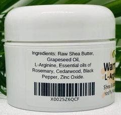 Urban ReLeaf Warm Relief ingredients panel highlights L-Arginine and zinc oxide.