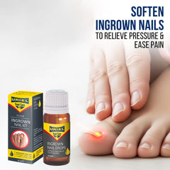 URIEL ingrown toenail treatment drops 11ml soften nails for easier care.