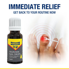 URIEL nail softening application softens skin around the nail fold.