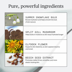 Ursa Major Vital Spring mask texture swatch suggesting smoother skin appearance