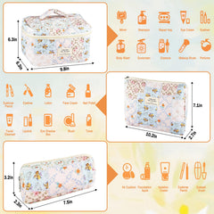 URSKYTOUS small quilted makeup bag ideal for brushes and minis.