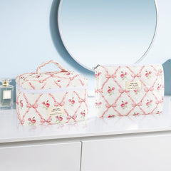 URSKYTOUS lightweight cotton makeup bag soft fabric easy to clean