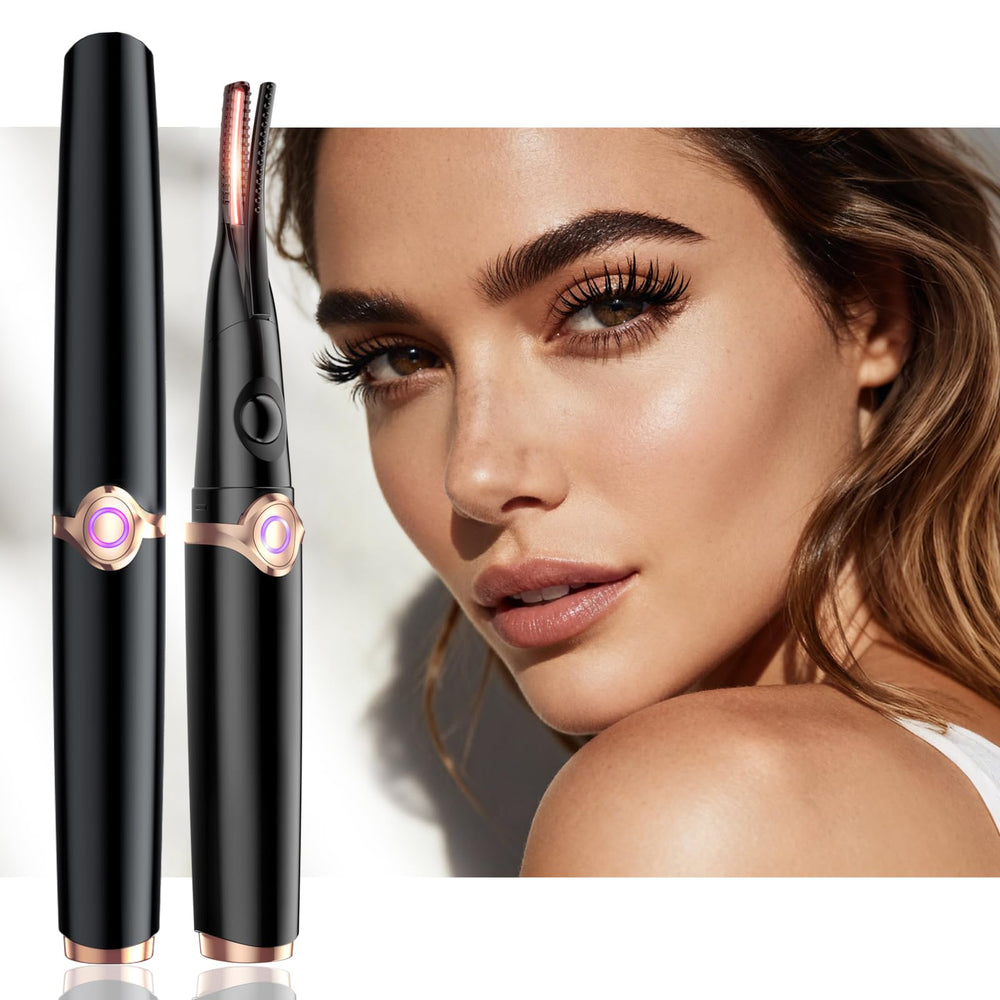 URSOBTF heated eyelash curler front view for quick natural curling results