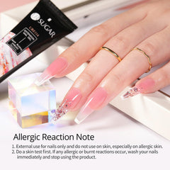UR SUGAR eco-friendly, low odor formula for comfortable at-home nail care.