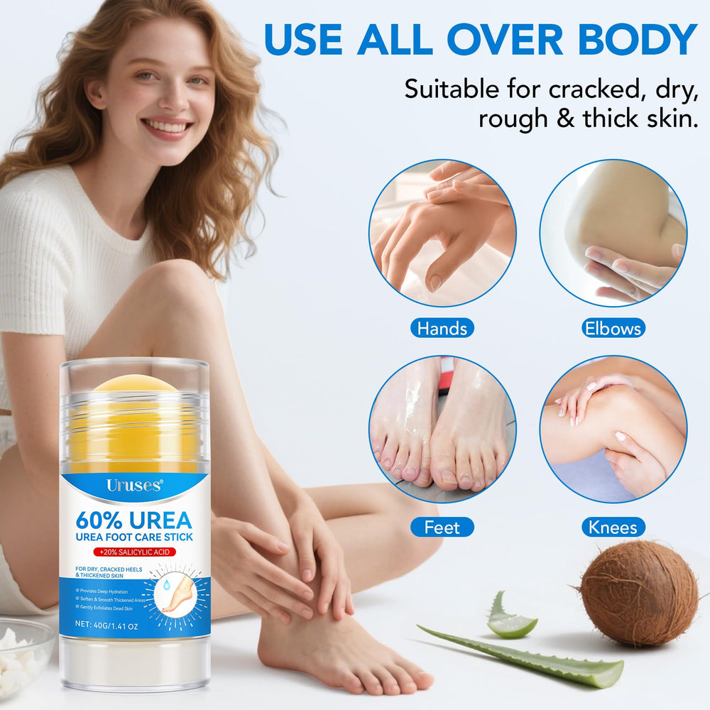 Uruses multi-area care for hands, knees, and elbows provides soothing moisture.