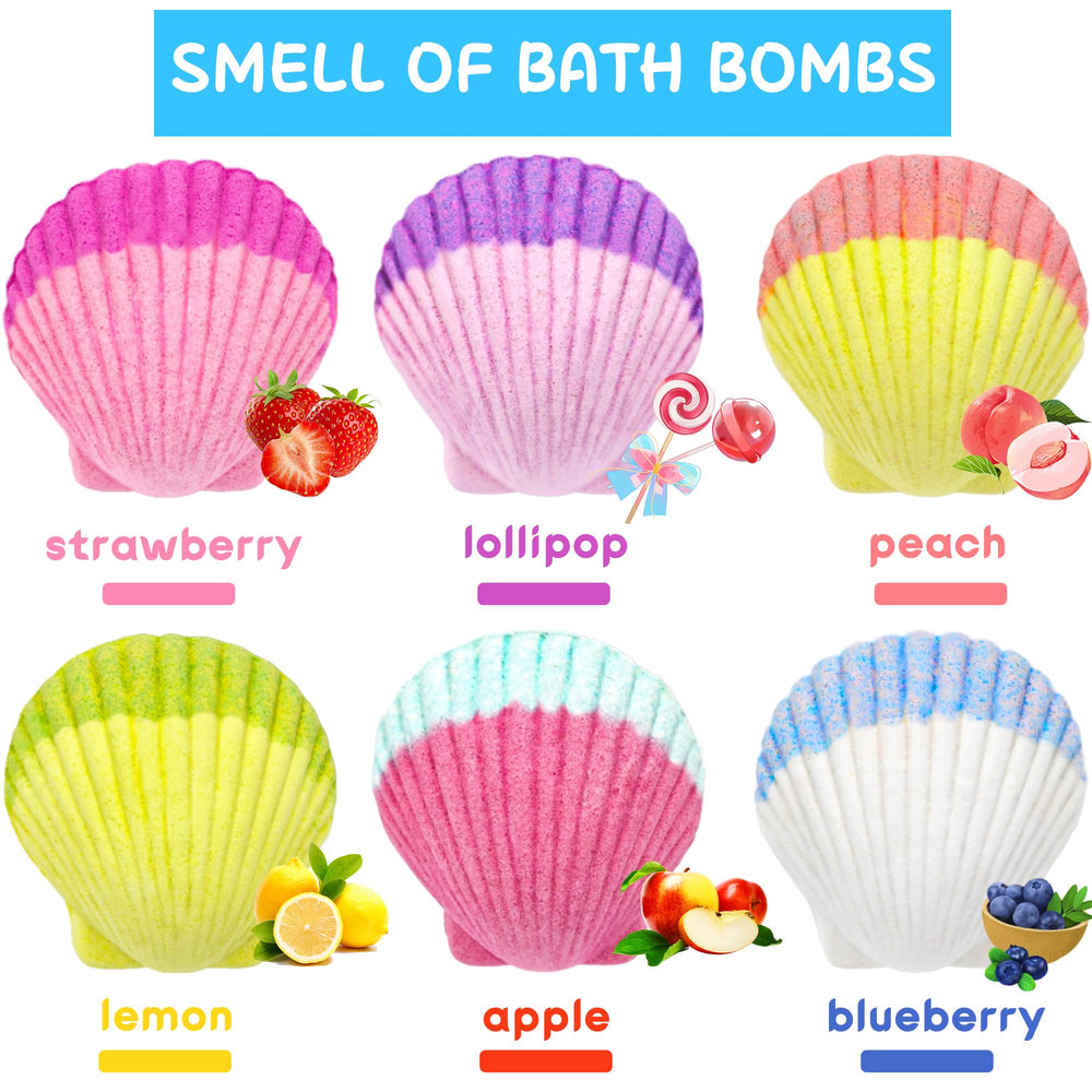 Usand Mermaid Bath Bombs gift box ideal for Easter baskets and birthdays