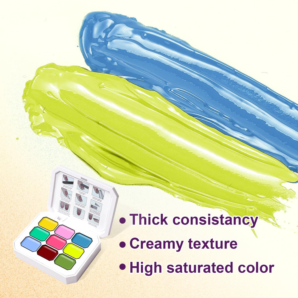 U-Shinein durable soft sponges support precise, smooth color application