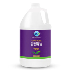 US+ vegetable glycerin bottle front showing pure base for daily moisture