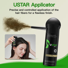 USTAR hair-fibers-for-beard styling for subtle beard enhancement.