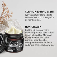 Uttse grass-fed tallow ingredients show natural fatty acids