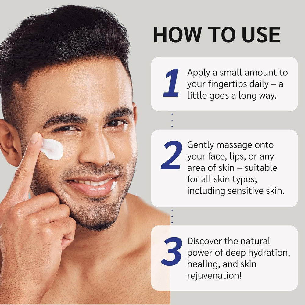 Uttse unscented balm application suitable for sensitive skin