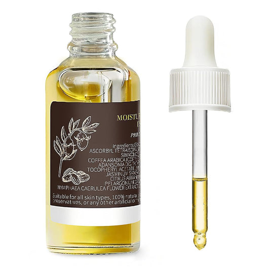 UWPU Bakuchiol Oil bottle shows hydration for all skin types