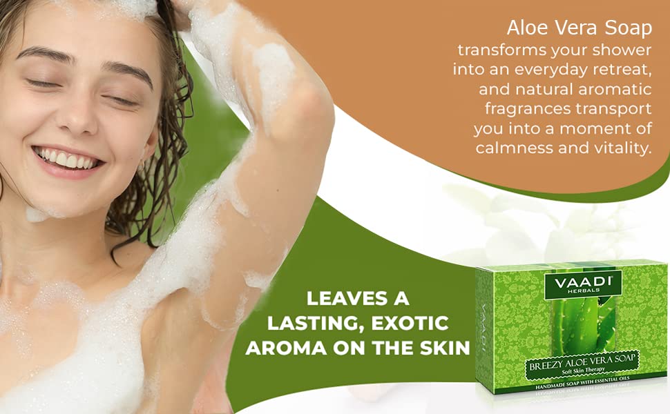 Vaadi Herbals Aloe Vera Soap natural moisture care for skin