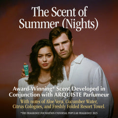 VACATION Custom fragrance ARQUISTE notes inspired by resort vibes