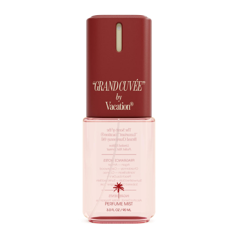 VACATION Grand Cuvée body mist bottle, compact travel size for on-the-go refresh