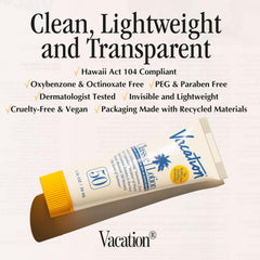 Vacation World-Famous scent bottle provides a tropical aroma during sun protection.