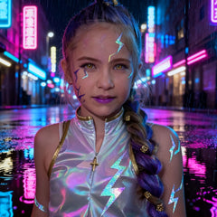 Vagilelf dark-concept arm marks suit contemporary stage looks and K-pop concepts.