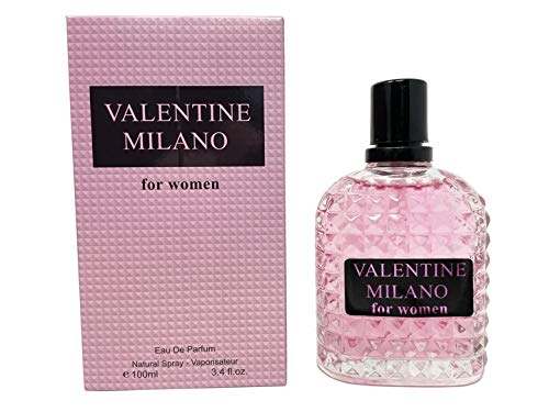 Valentine Milano for Women perfume bottle front view, ideal for daily wear.