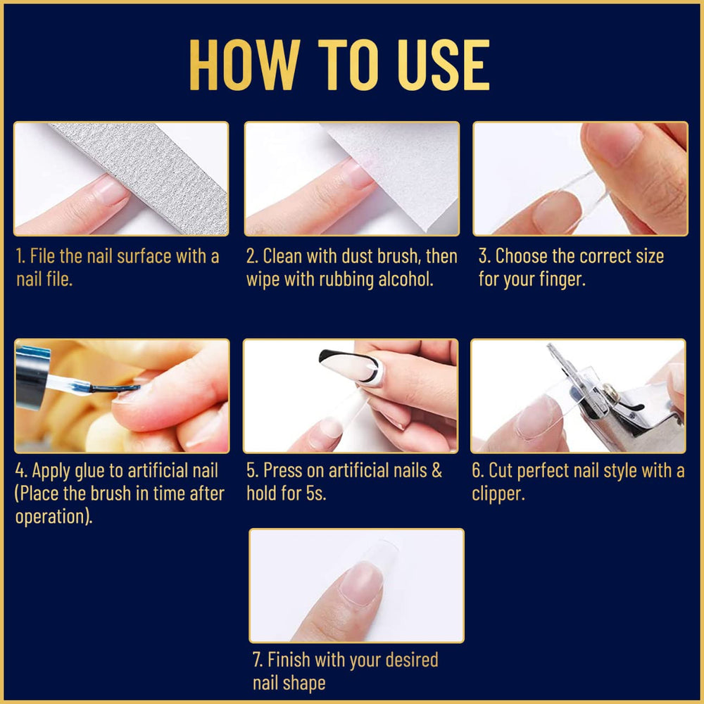 VALITIC easy-application glue coats smoothly like polish.