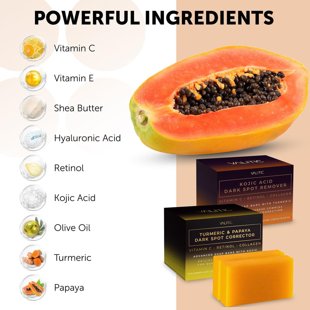 VALITIC packaging bundle display highlighting vegan and cruelty-free claims.