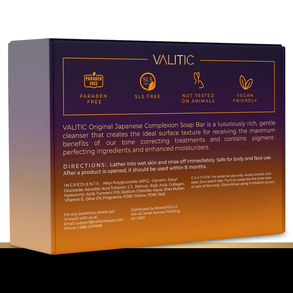 VALITIC soft skin after rinse with moisturizer