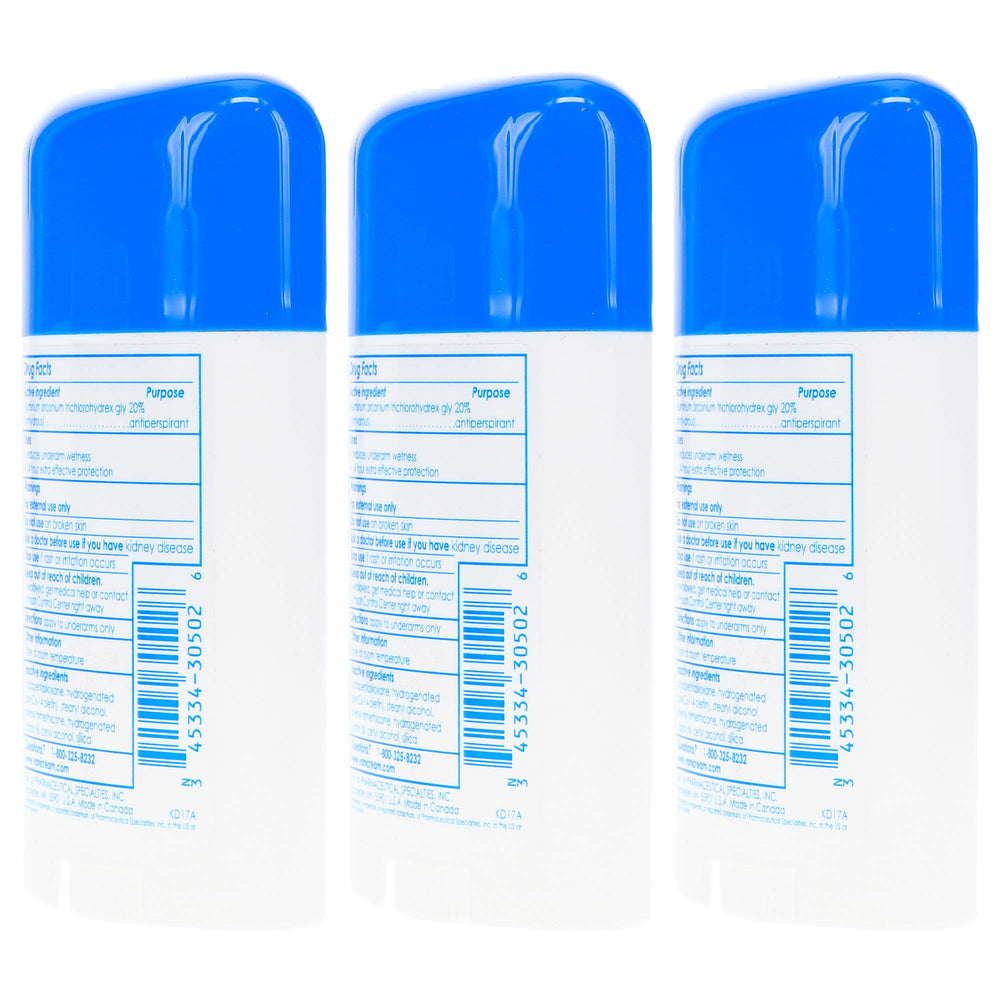 Vanicream anti-perspirant free from botanical extracts and essential oils