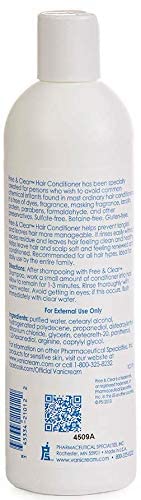 Vanicream Free & Clear set packaging featuring shampoo and conditioner for sensitive skin.