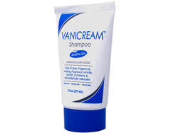 Close look at Vanicream label emphasizing sensitive-skin friendly formula.