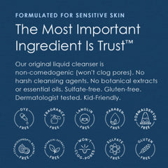 Close-up of a mild lather indicating gentle cleansing without drying.