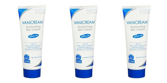 Vanicream moisturizing skin cream tube provides gentle hydration for sensitive skin