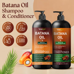 VANIDOX Batana Oil Conditioner bottle on display suggesting smoother, manageable hair