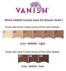 Vanish discreetly improves appearance in social settings.
