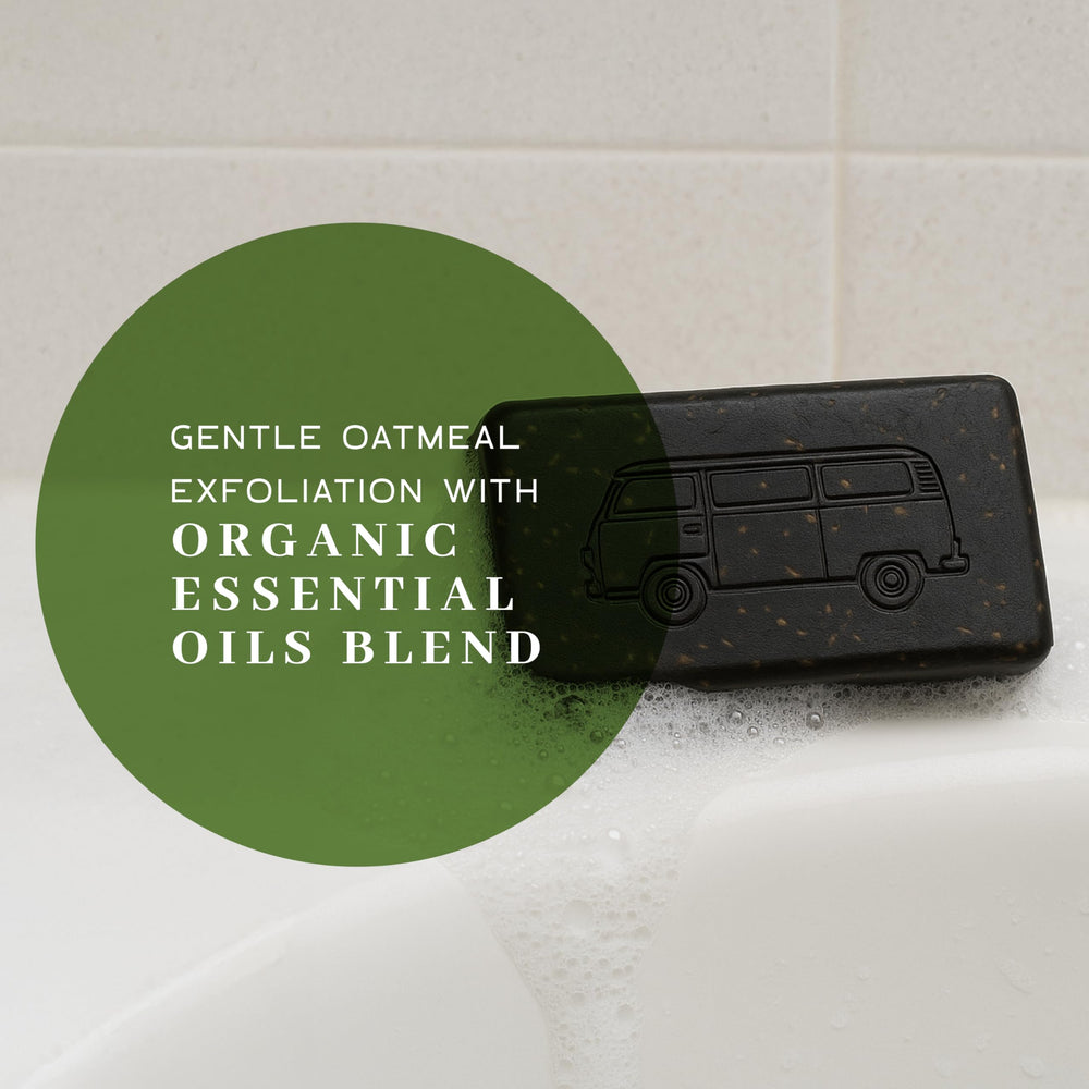 VanMan soap bar cream texture suggests luxuriously smooth daily cleansing