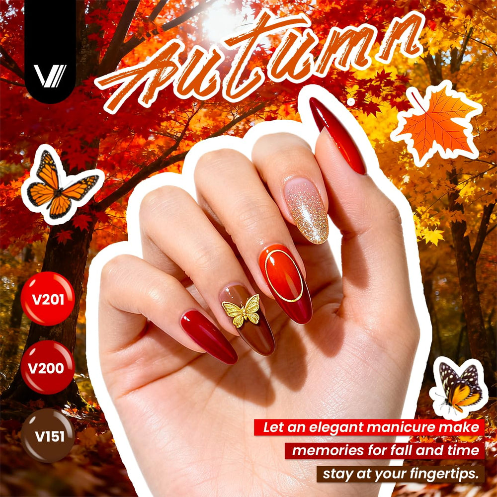VANREESA 35-colors gel polish set for versatile seasonal shades
