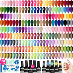 Vanreesa 60-pcs gel nail polish set shown for versatile home manicures