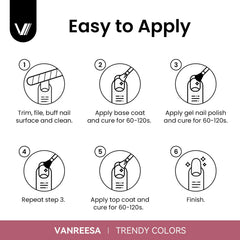 VANREESA color display boards to easily compare shade options.