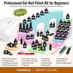 VANREESA color swatch board helps pick shades quickly and accurately