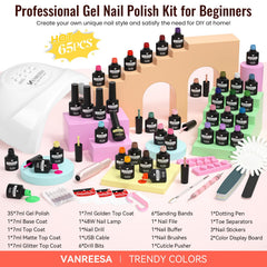 VANREESA DIY nail art scene with polished results at home