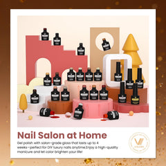 VANREESA glitter gel nail polish for festive, sparkling accents.