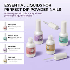 VANSISOS activator helps set powders for quick, clean results